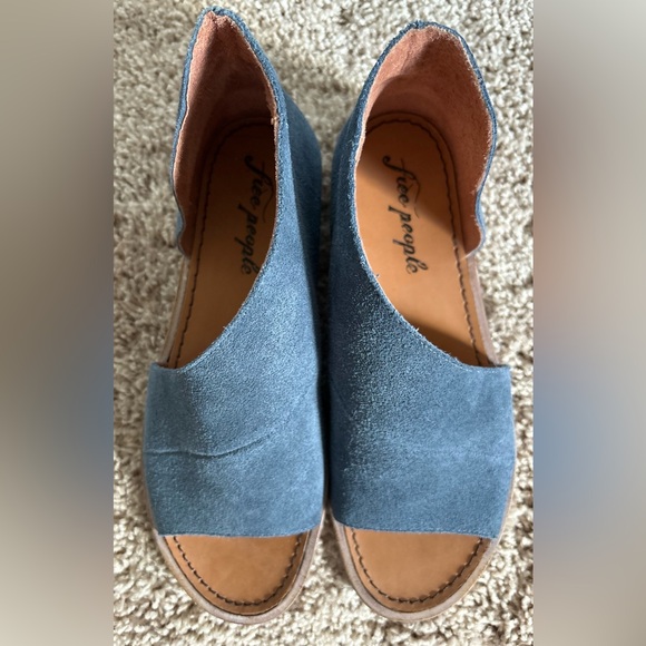 Free People Women's Mont Blanc Blue Suede
Cut Out Sandals / Size EU37 - Picture 5 of 5
